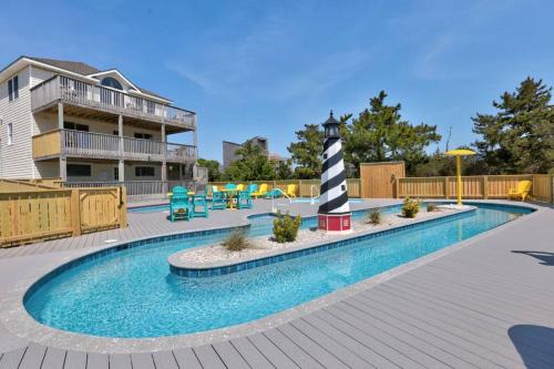 Rodanthe Casa | Rio Rodanthe Lazy River Kiddie Pool Oceanfront Elevator