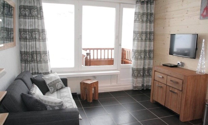 Val-Thorens Apartamento | Estudio Roc de Peclet 22 m², orientación sur, pie de pistas, estación del corazón