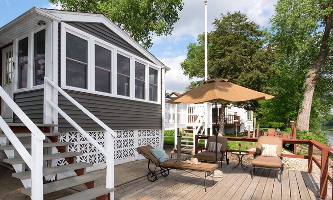Oregon Casa | Rock River Hideaway. Un buen equilibrio de tranquilidad y actividad al aire libre.