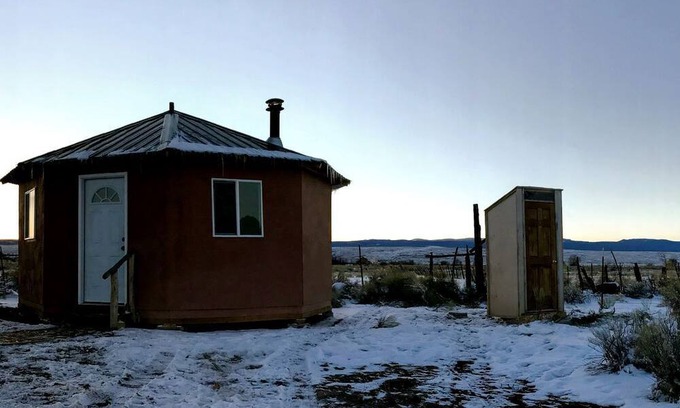 Capulin Casa | Romantic Camping Yurt on Camel Farm near Alamosa, Colorado