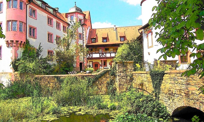 Lohrbach Apartamento | Apartamentos románticos del castillo en la región de Heidelberg / Neckartal