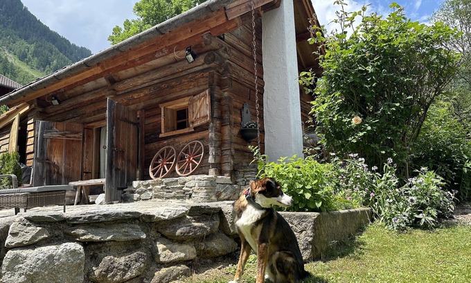Flattach Cabaña | Rural-Baño privado-Vista al Jardín-Romantikhütte