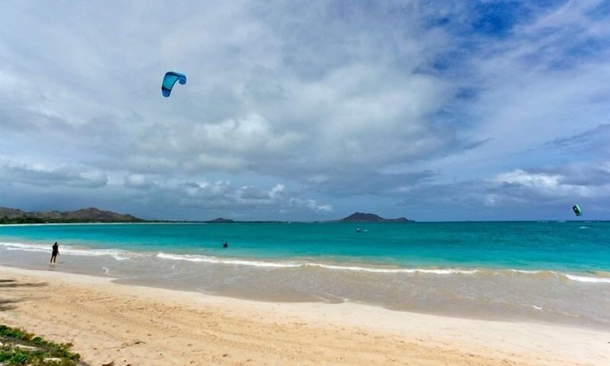 Kailua Apartamento | Romántico Oceanview Guesthouse. ¡Pasos de la playa!