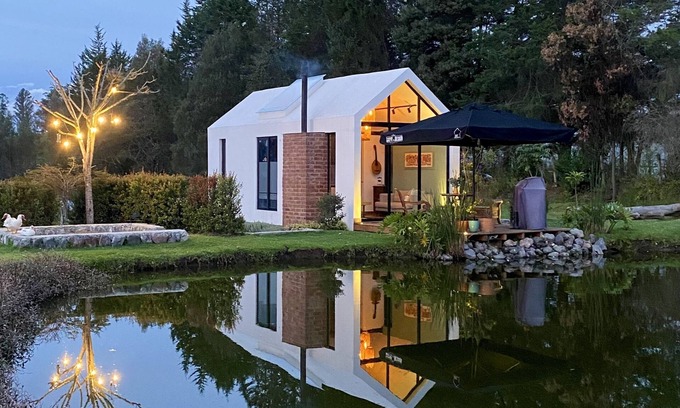 El Quinche Cabina | Villa Romántica con hermosa vista en el lago