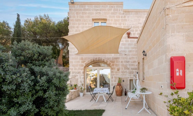Otranto Apartamento | Habitación 'Sole - 3' con vistas al mar, Wi-Fi y aire acondicionado