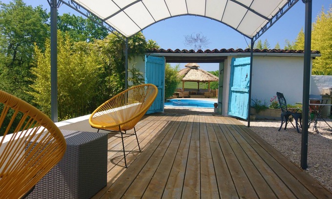Vic-Fezensac Cabaña | Gîte Rosalie 125m2 rodeada de naturaleza