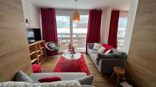 Valloire Apartamento | Rouge Canneberge -8 personnes- 84m2 Vue dégagée Sétaz