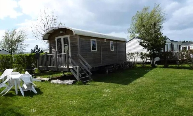 Merville-Franceville-Plage Cabina | Los álamos de camping **** - Trailer 3 Habitaciones 4 personas