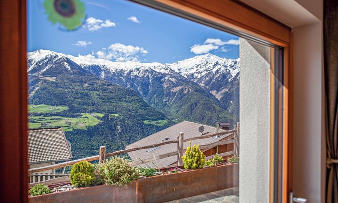 Castelbello-Ciardes Apartamento | Apartamento rústico Vermoi en granja de montaña con terraza