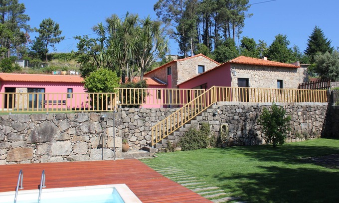 Paredes de Coura Cabaña | Casa rústica con vistas a las montañas