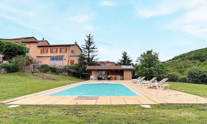 Saint-Didier-au-Mont-d'Or Casa | Saint-Fortunat - Authentic Home with Pool - Saint-Didier-au-Mont-d'Or.