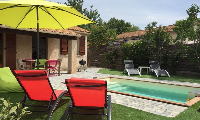 Saint Maime Casa | Saint Maime: pequeña villa (50m2) con piscina a los pies del Luberon