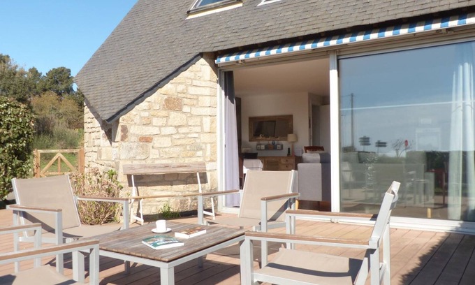 Saint-Philibert Chalet De Esquí | Saint Philibert - 6 person house facing the sea