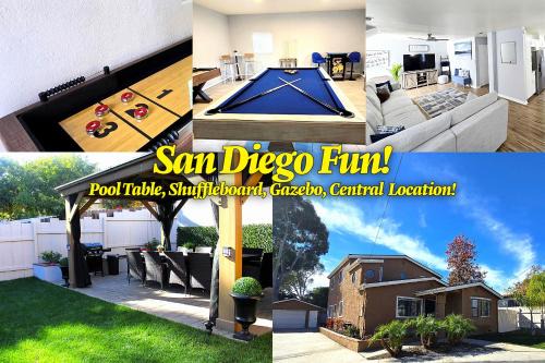 Linda Vista Casa | San Diego Fun-Gameroom & Gazebo-Centrally Located!