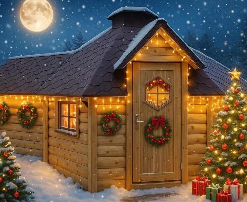 Landrethun-le-Nord Chalet De Esquí | Santa Kota, Christmas cottage