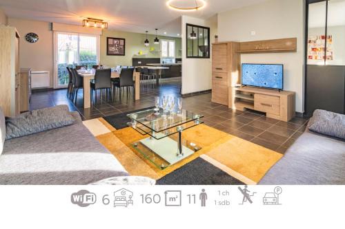 Cormontreuil Apartamento | Santa Monica, maison individuelle, 6ch, parking