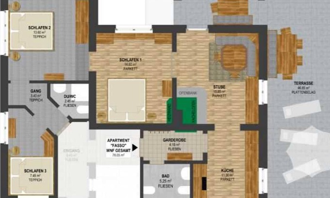 Partenen Apartamento | Apartamentos Sasso - Ahnenhöfl
