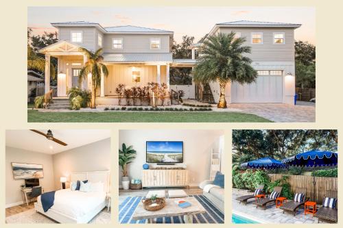 Vilano Beach Casa | Sauna Pool Hot Tub Cart Beach - Sleeps 19