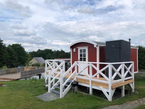 Niederfrohna Apartamento | Schäferwagen im Auszeithof Niederfrohna