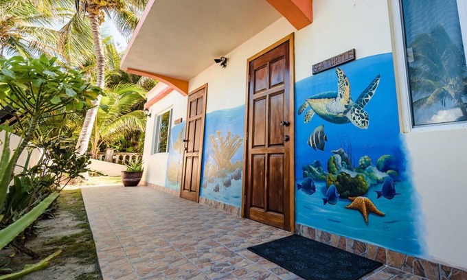 San Pedro Apartamento | Suite frente a la playa "Tortuga marina"