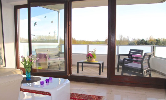 Tossens Apartamento | Vista mar, alemania