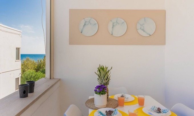 Specchiolla Casa | Casa vista mar - 50 pasos del mar - 4 camas - terraza con vistas al mar