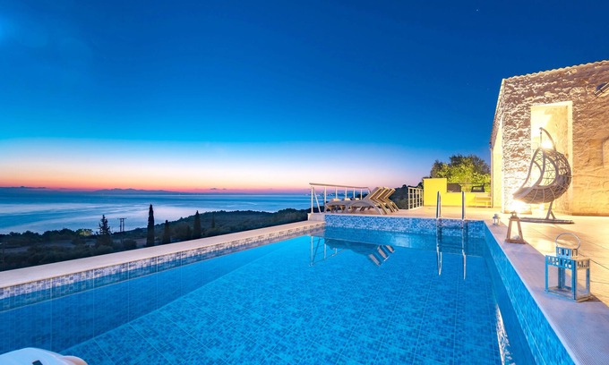 Skinaria Villa | Villa de 2 dormitorios con piscina privada y gran vista