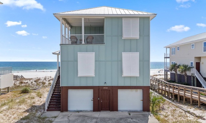 Orange Beach Casa | SeaNile Beach House | Gulf-Front 4BR Luxury Home w/Balconies + Views