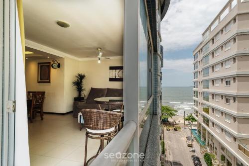 Itapema Apartamento | Apto vista mar c/parrilla a 50m playa ATT0602