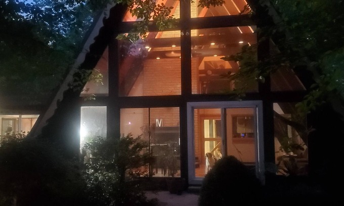 Anderson Township Casa | Secluded A-frame on 3 acres minutes from downtown. Hot tub, Sauna & Dog-friendly