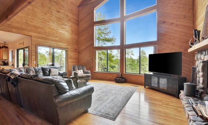 Highland Pines Cabina | Secluded Forest Retreat Charming 4Bedroom Cabin in the Heart of Prescott Forest!