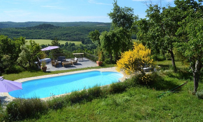 Reauville Casa | -En-Provence, casa aislada, el campo con piscina