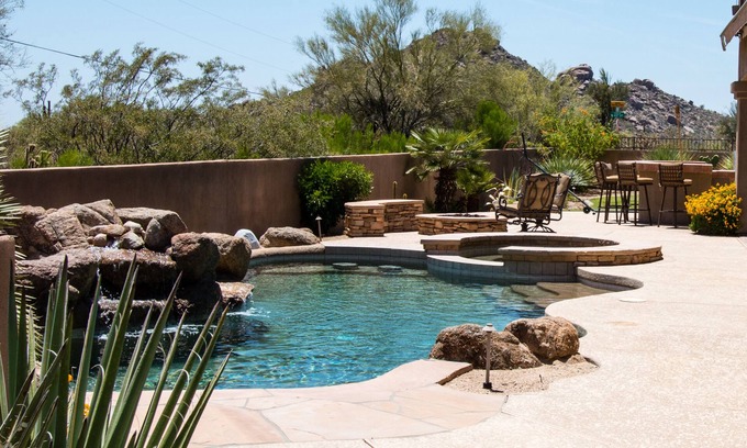 Desert Vista Casa | Finca Sonoran aislada con vistas panorámicas a la montaña en North Scottsdale!