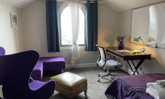 Mapleton/Fall Creek Casa | Secure Solitude Room for Women-Perfect for Traveling Nurses, Professionals, Moms