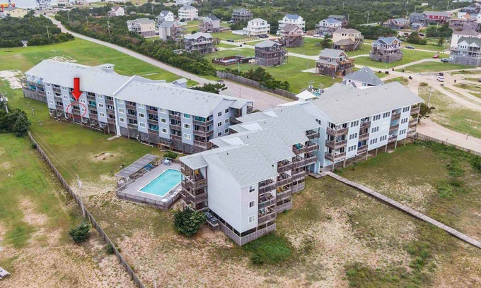 Rodanthe Condominio | Ideal para parejas! Condominio semi-frente al mar con piscina en el resort, paseo marítimo a la playa, WiFi
