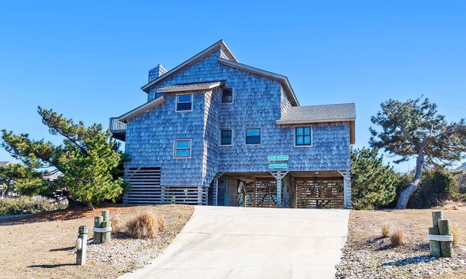Carolina Dunes Casa | Semi-Oceanfront, Ocean Views, Close to Beach-NP17-1, Fair Winds