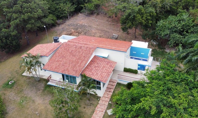 San Jose de las Matas Casa | Serenity in a 3-bdr Villa in SAJOMA w/ Pool, WiFi, AC, Jacuzzi etc