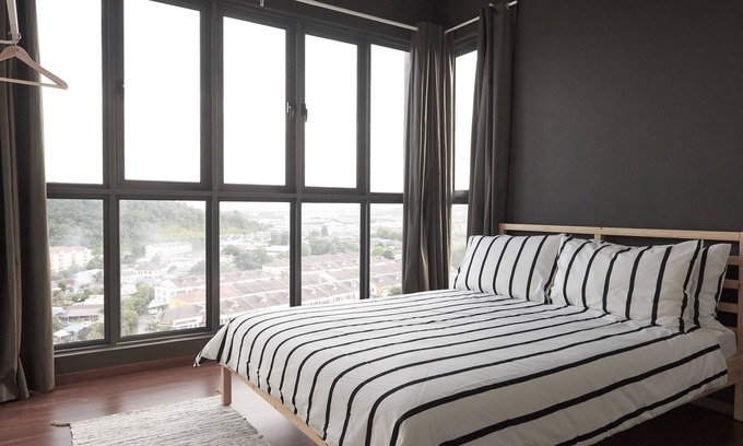 Seri Kembangan Apartamento | Apartamento de servicio (2 dormitorios + 2 baños) con centro comercial