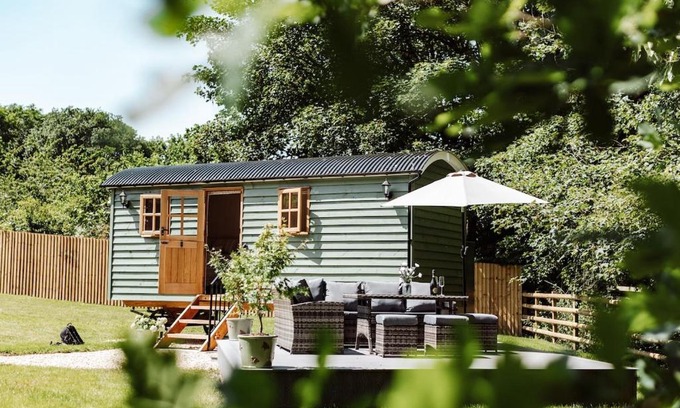Lyth Hill Apartamento | Shepherd's Hut at Lythwood, Near Shrewsbury