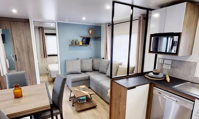 Nevez Casa | Siblu – Kerlann Estate **** - Mobile home Well Being 3 ch Signature without air conditioning 8 people