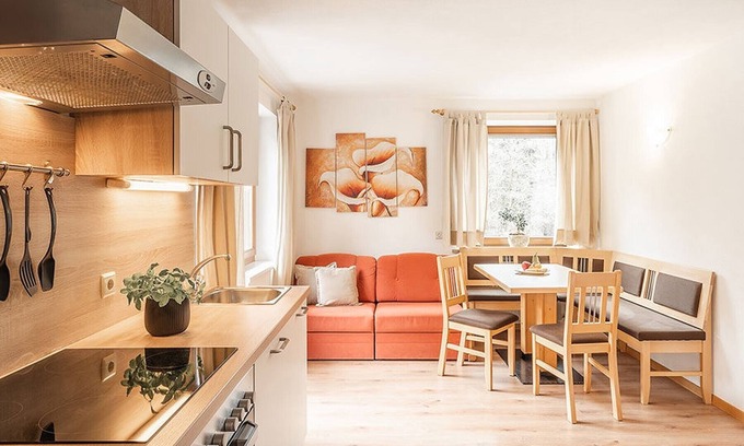 San Giovanni Apartamento | Apartamentos Silva Klausberg con vistas a la montaña, Wi-Fi, jardín, terraza y balcón