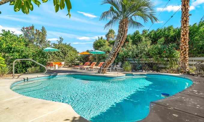 Palm Springs Casa | Casa de huéspedes Mid Century Modern