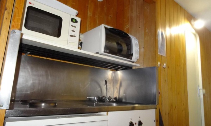 Arc-1800 Apartamento | 100m del centro estación, Planta baja, tv, 25m², Les Arcs