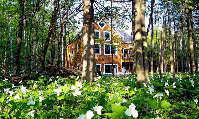 Harbor Springs Casa | ABIERTO TODO EL AÑO! Frente al mar! ¡VISTAS AL LAGO MICH! ¡Sala de juego! PUESTA DEL SOL!