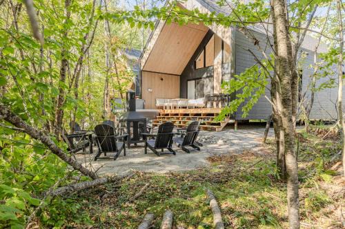 Pont-Rouge Chalet De Esquí | Skova - Nordic Harmony - Spa & Forest View