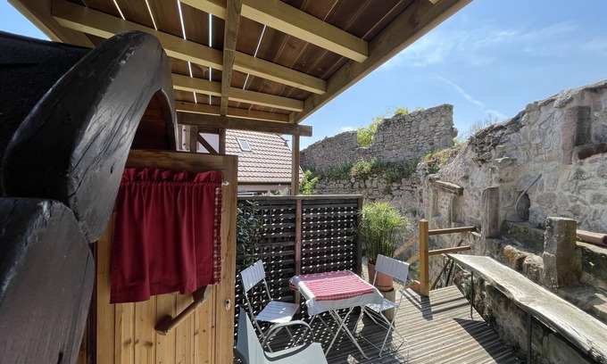 Dambach-la-Ville Casa | Dormir dans un tonneau -Exclusivo-Caravana-Baño Privado-Terraza
