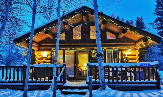 Winthrop Cabina | Sleeping Wolf de una habitación en Wolfridge Resort