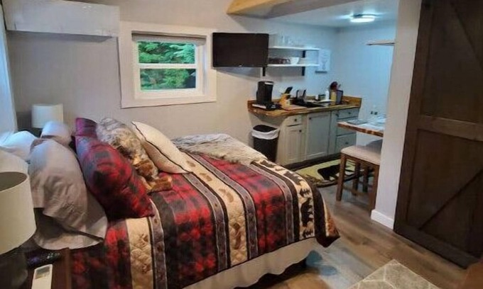 Campton Cabina | Sleepy Hollow Cabin 2 Studio, sleeps 2, queen bed