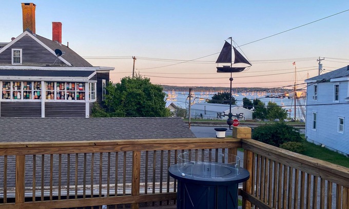 Rockland Casa | Snowbird-friendly house with alfresco deck, harbor view, & W/D - walk everywhere