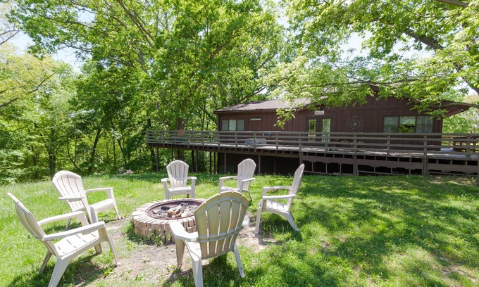 Carbon Hill Cabina | Vista al bosque-Cabaña-Baño Privado